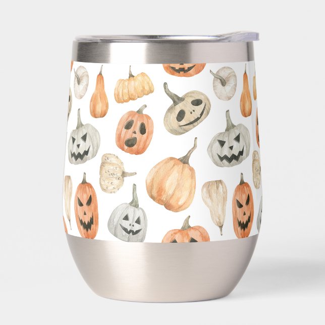 Fun Watercolor Pumpkin Pattern (Links)