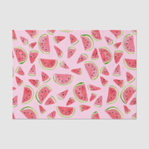 Fun Watercolor Watermelon Geschenk Seidenpapier