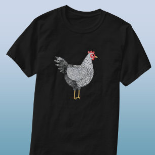 Fun Watercolor Wyandotte Chicken Poultry T-Shirt