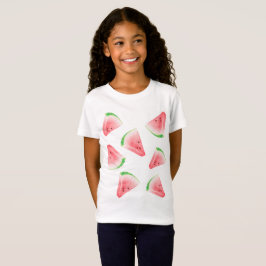 Fun Watermelon Girls' Fine Jersey T - Shirt