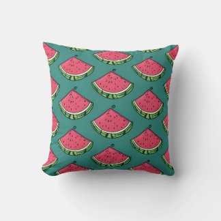 Fun Watermelon Slice Muster Kissen