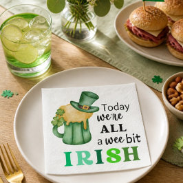 Fun Wee Bit Irish Cocktail Napkins Serviette