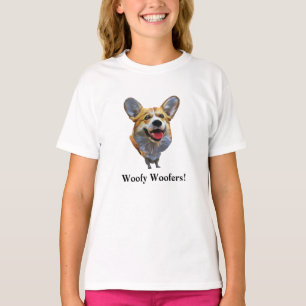 Fun Welsh Corgi Dog Girls T - Shirt