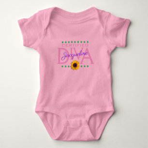 Fun Whimsical Certified DIVA PINK Baby Strampler