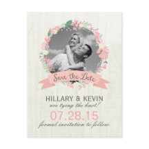 Fun Whimsical Save the Date Foto Cards