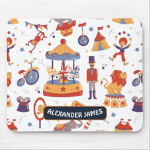 Fun White Carnival Kids School Circus Muster