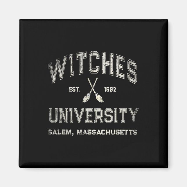 Fun Wiccan Hexes Universität Salem Machusetts mit Magnet (Vorne)