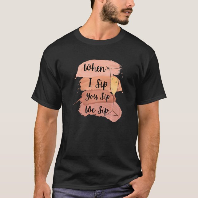 Fun Wine Party Bachelorette Mädchen T-Shirt (Vorderseite)