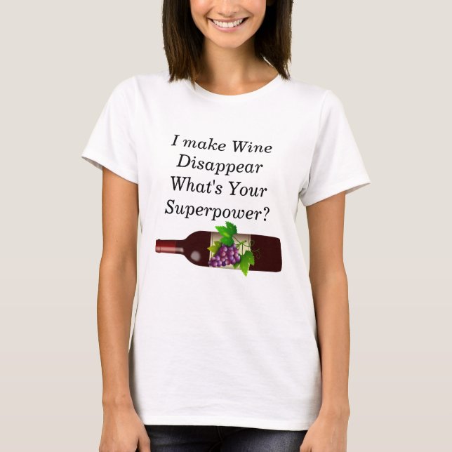 Fun Wine T - Shirt (Vorderseite)