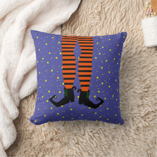 Fun Witch Legs Pillow Kissen