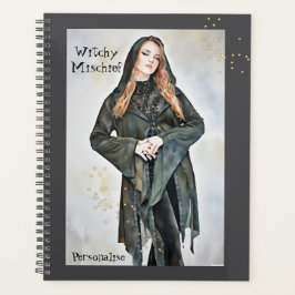 Fun Witchy Zitat Hübsch Gray Journal Planer