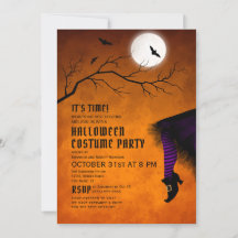 Fun Witz Dress Orange Halloween Kostüm Party