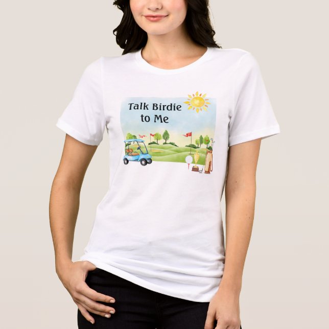 Fun Woman's Golf T - Shirt (Vorderseite)
