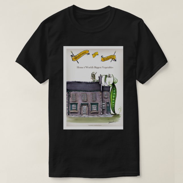 Fun Yorkshire Peapod T-Shirt (Design vorne)