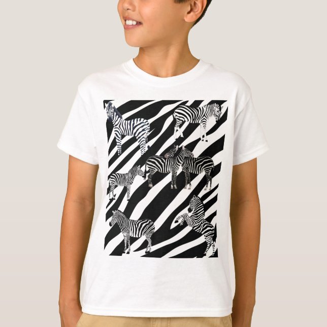 Fun Zebra Lover T-Shirt (Vorderseite)