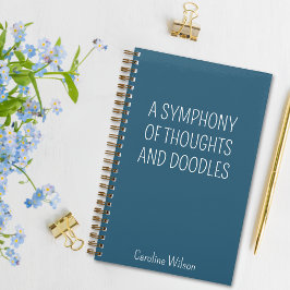 Fun Zitat Aquamarin Bestes lustiges Geschenk Minim Notizbuch