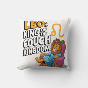 Fun Zodiac Leo Design Kissen