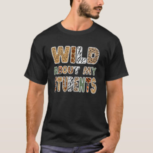 Fun Zoo Animal Print Teacher Wild über mein Studen T-Shirt