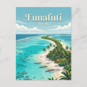 Funafuti Tuvalu Postkarte