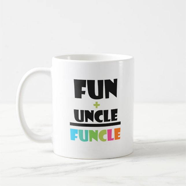 Funcle Definitions-Spaß+uncle=Funcle lustiger Tasse (Links)