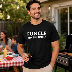 Funcle Der lustige Onkel Lustiger Onkel Geschenk T-Shirt