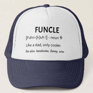 FUNCLE Onkel Geschenk Funny Joke Truckerkappe