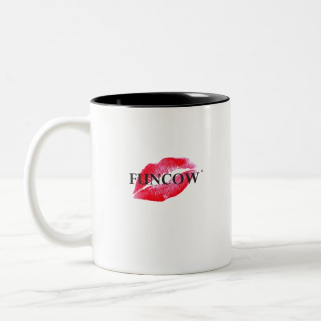 FUNCOW ROSA KUSS ZWEIFARBIGE TASSE (Links)