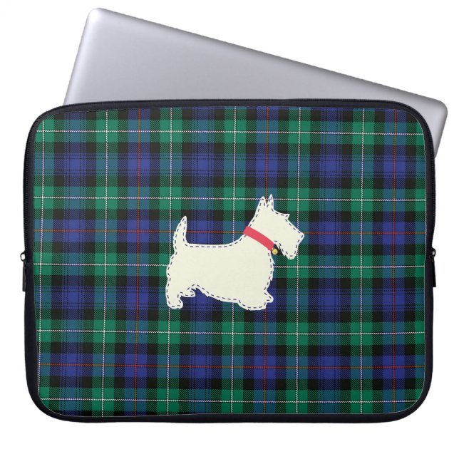 Funda con scotish terrier laptopschutzhülle (Vorderseite)