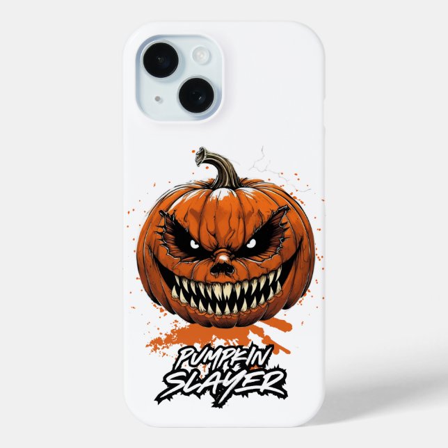 Funda iPhone 15 Halloween Pumpkin Slayer Case-Mate iPhone Hülle (Rückseite)