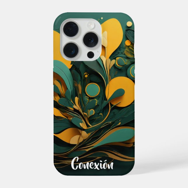 Funda para Celular Arte Biodiversidad Viva Conexió iPhone Hülle (Rückseite)