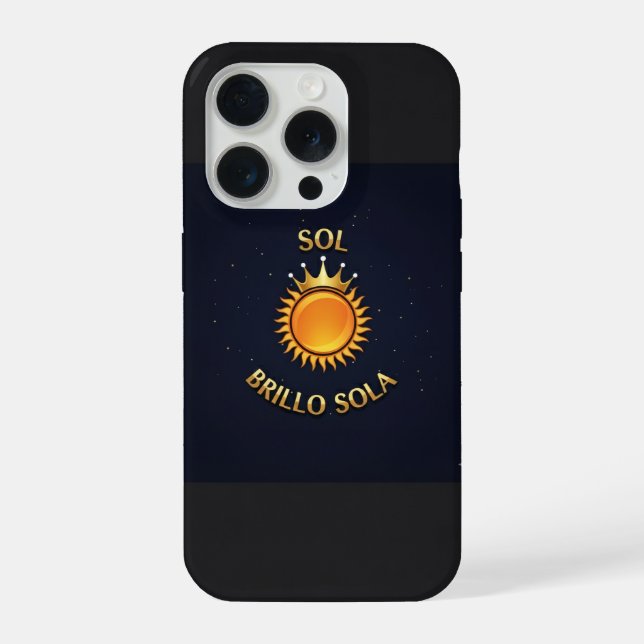 Funda para iPhone 15 Sol Brillo Sola – Protección  Hülle (Rückseite)