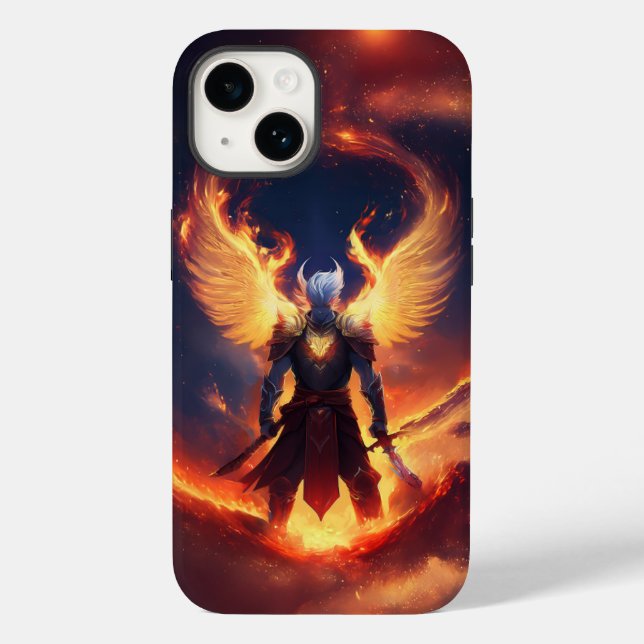 Funda Para Iphone Angel guerrero Case-Mate iPhone Hülle (Rückseite)
