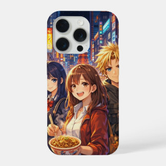 Funda para iPhone Estilo Manga Japonés Neon – Dise 15 Pro Hülle