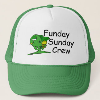 Funday Sonntag Crew-Fische Truckerkappe