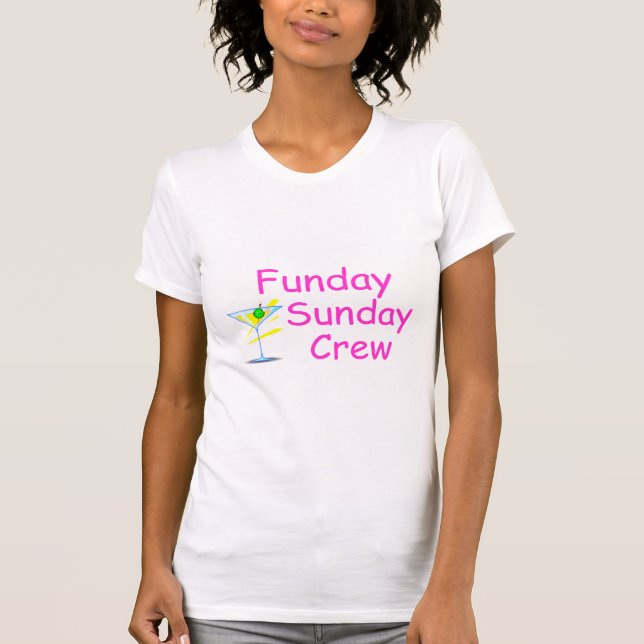 Funday Sonntag Crew T-Shirt (Vorderseite)