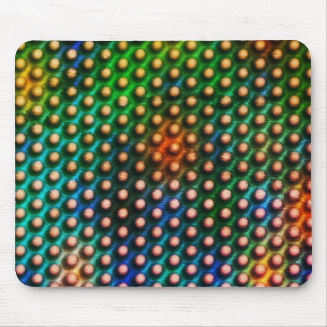 Fundo colorido verde, azul, laranja.. Com círculos Mousepad (Vorne)