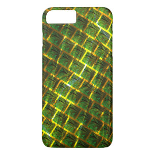 Fundo com imagem verde sob grade dourada? Case-Mate iPhone hülle