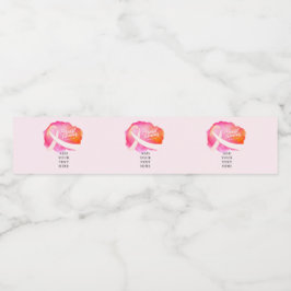 Fundraiser für das formale Bewusstsein für den ros Wasserflaschenetikett