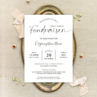 Fundraiser-Logo Minimalistisch Schwarzweiß-Wohltät