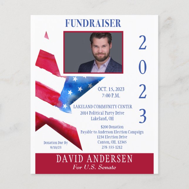 Fundraiser W/Foto Flyer (Vorne)