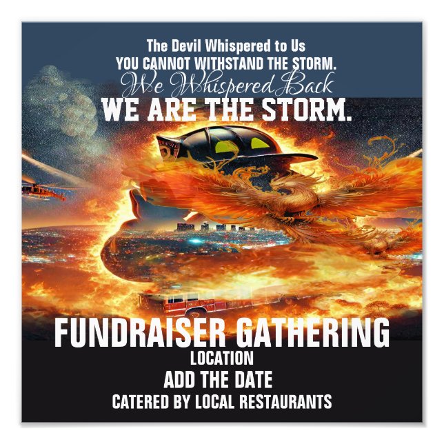 FUNDRAISER WIR WERDEN STEIGEN FOTODRUCK (Vorne)