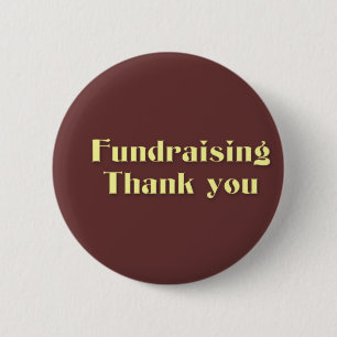 Fundraising Dankeschön Abzeichen Button
