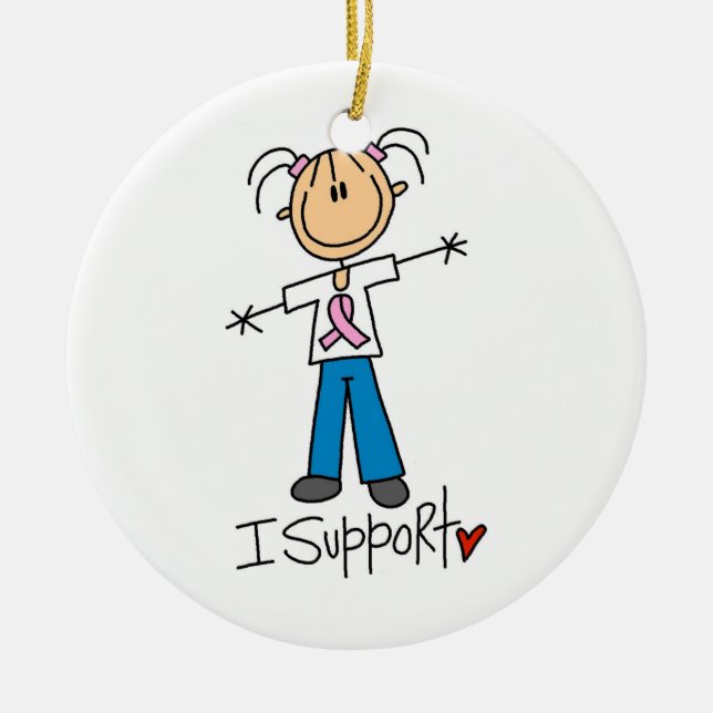 Fundraising I Support Keramik Ornament (Vorne)