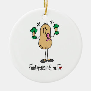 Fundraising Nut T - Shirt und Geschenke Keramikornament