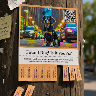 Fundvorlage zum Abreißen Flyer