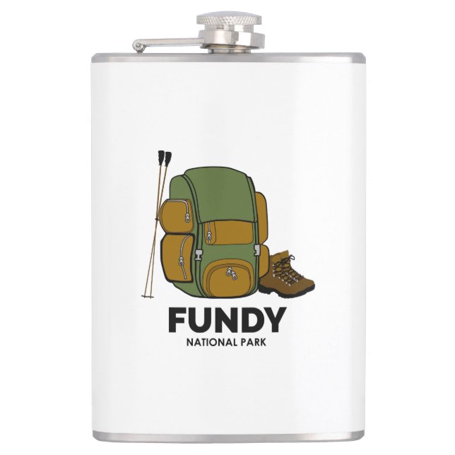 Fundy National Park Backpack Flachmann (Vorderseite)