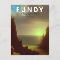 Fundy National Park Canada Vintag Art