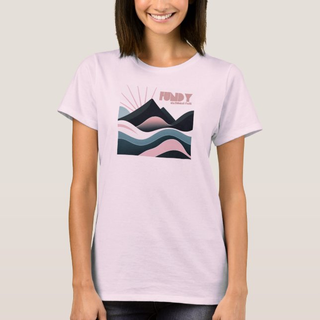 Fundy National Park Colored Hills T-Shirt (Vorderseite)