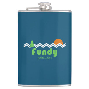 Fundy National Park Retro Flachmann