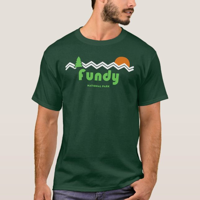 Fundy National Park Retro T-Shirt (Vorderseite)